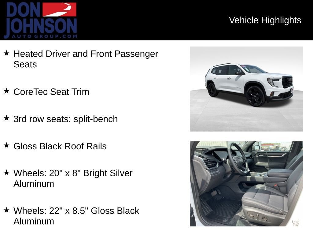 2025 GMC Acadia Elevation