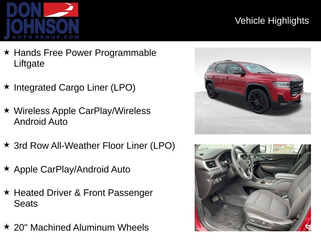 2023 GMC Acadia SLE