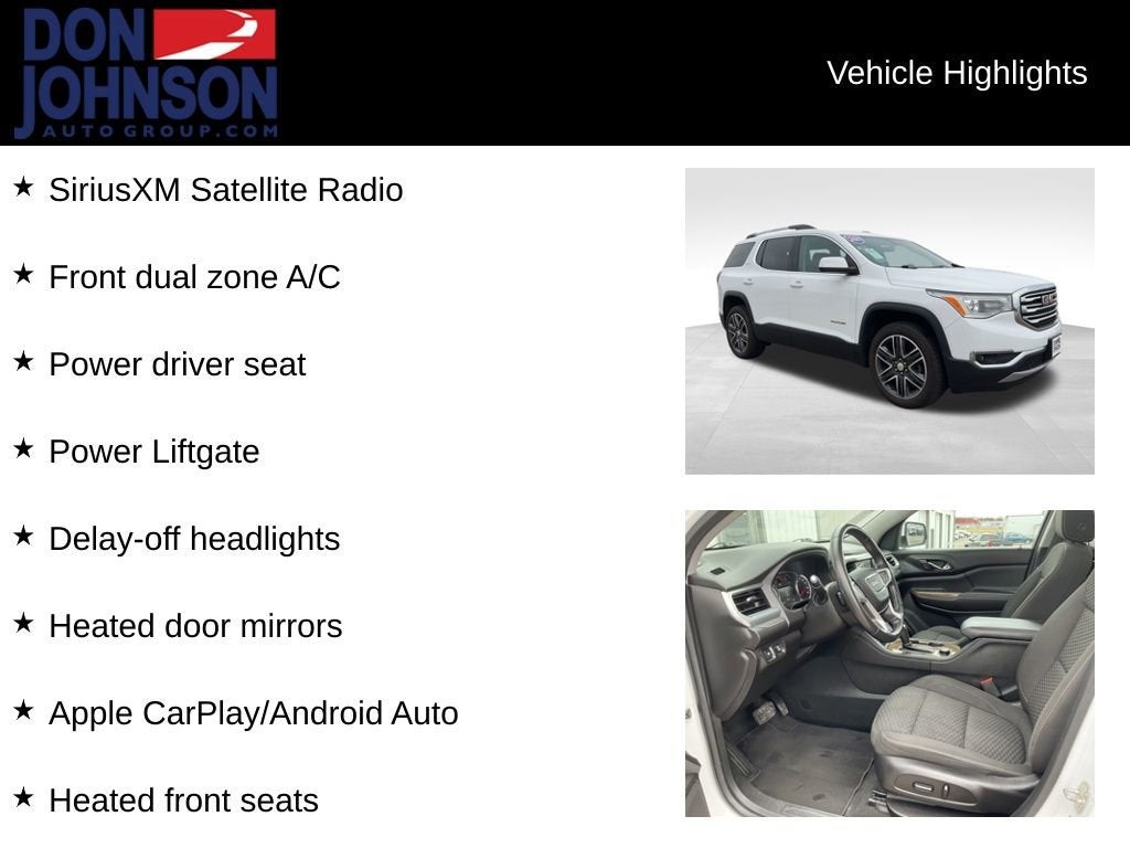 2017 GMC Acadia SLE