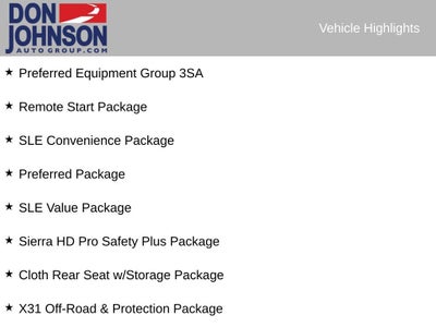2025 GMC Sierra 2500 HD SLE