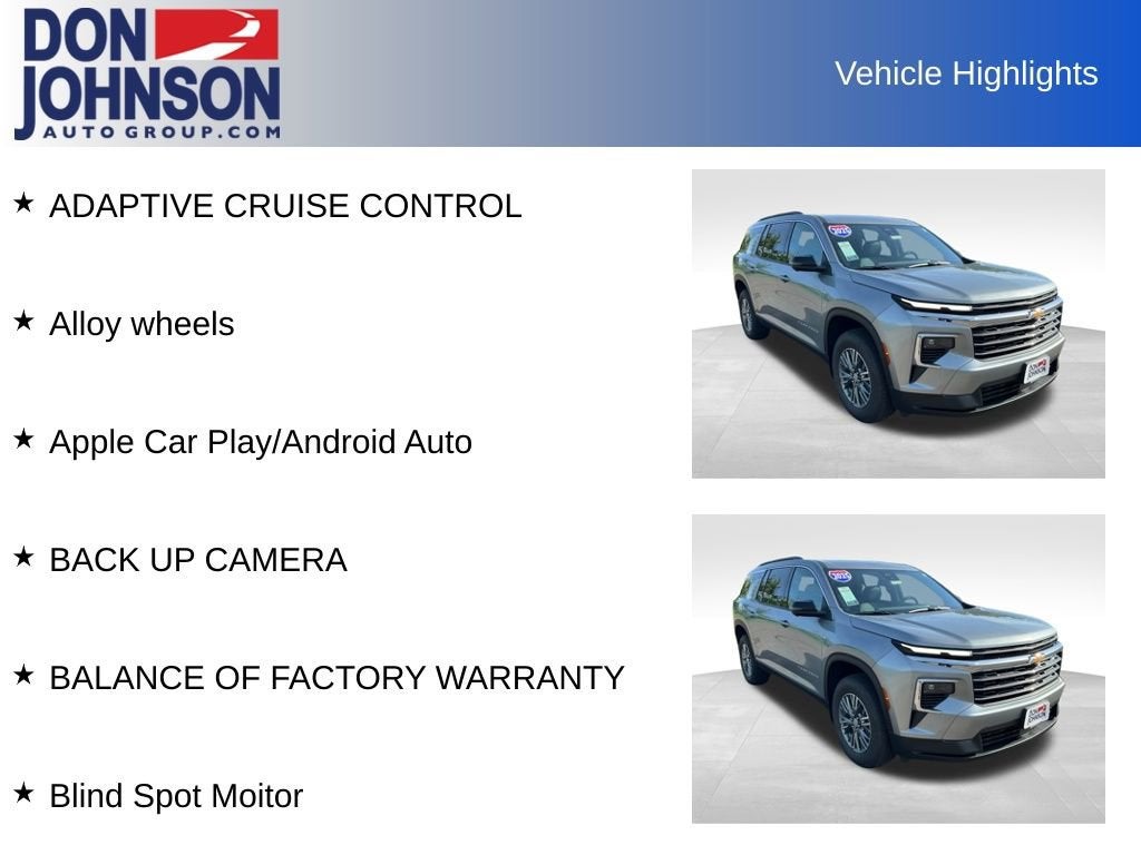 2025 Chevrolet Traverse LT