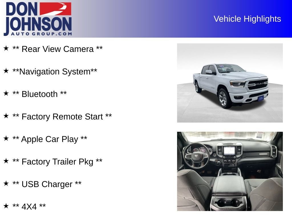 2022 RAM 1500 Big Horn/Lone Star