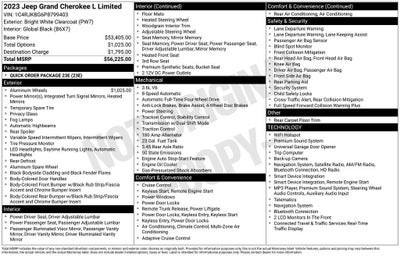 2023 Jeep Grand Cherokee L Limited 4x4