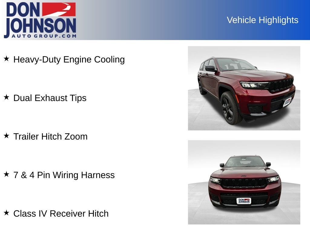 2025 Jeep Grand Cherokee GRAND CHEROKEE L ALTITUDE 4X4