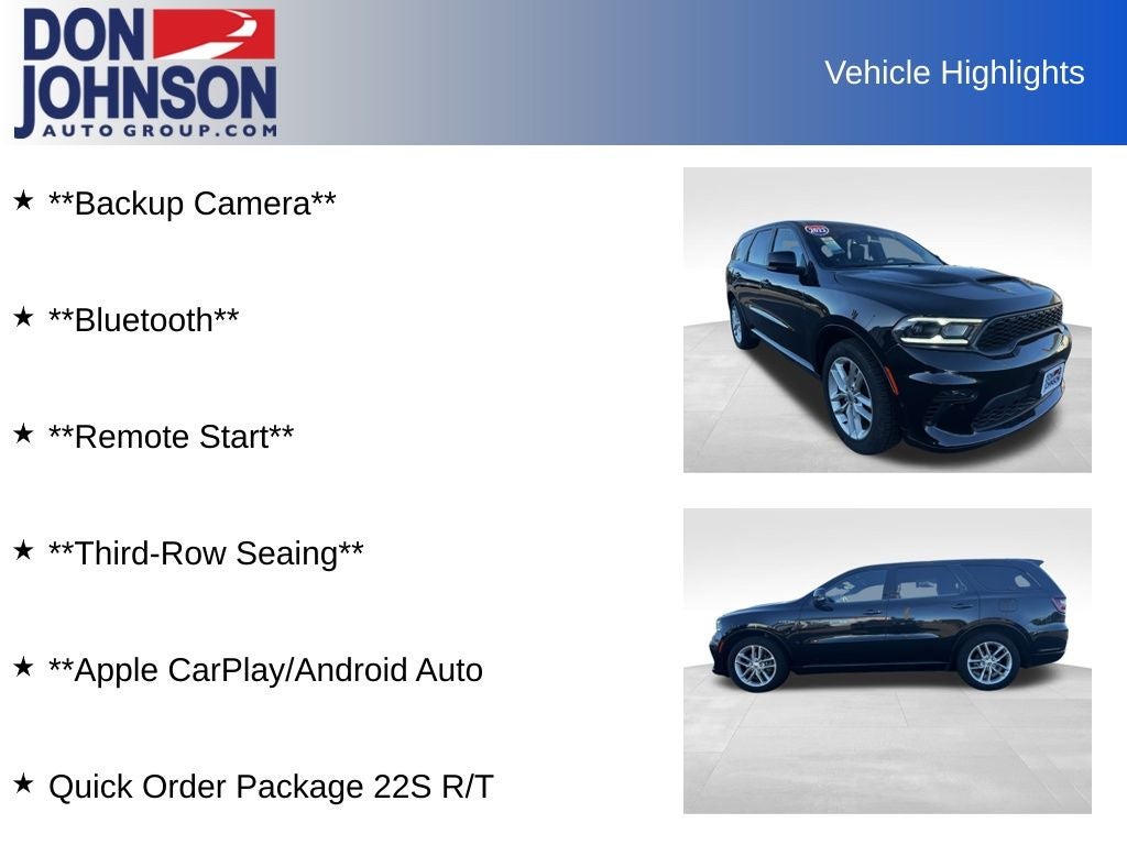 2022 Dodge Durango R/T AWD