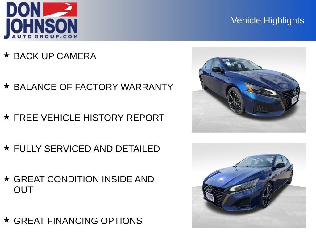 2024 Nissan Altima 2.5 SR