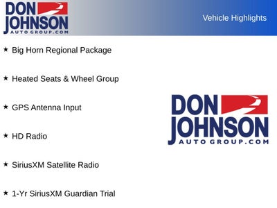 2018 RAM 1500 Big Horn Crew Cab 4x4 5'7' Box