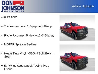 2026 RAM Ram 2500 RAM 2500 TRADESMAN CREW CAB 4X4 8' BOX